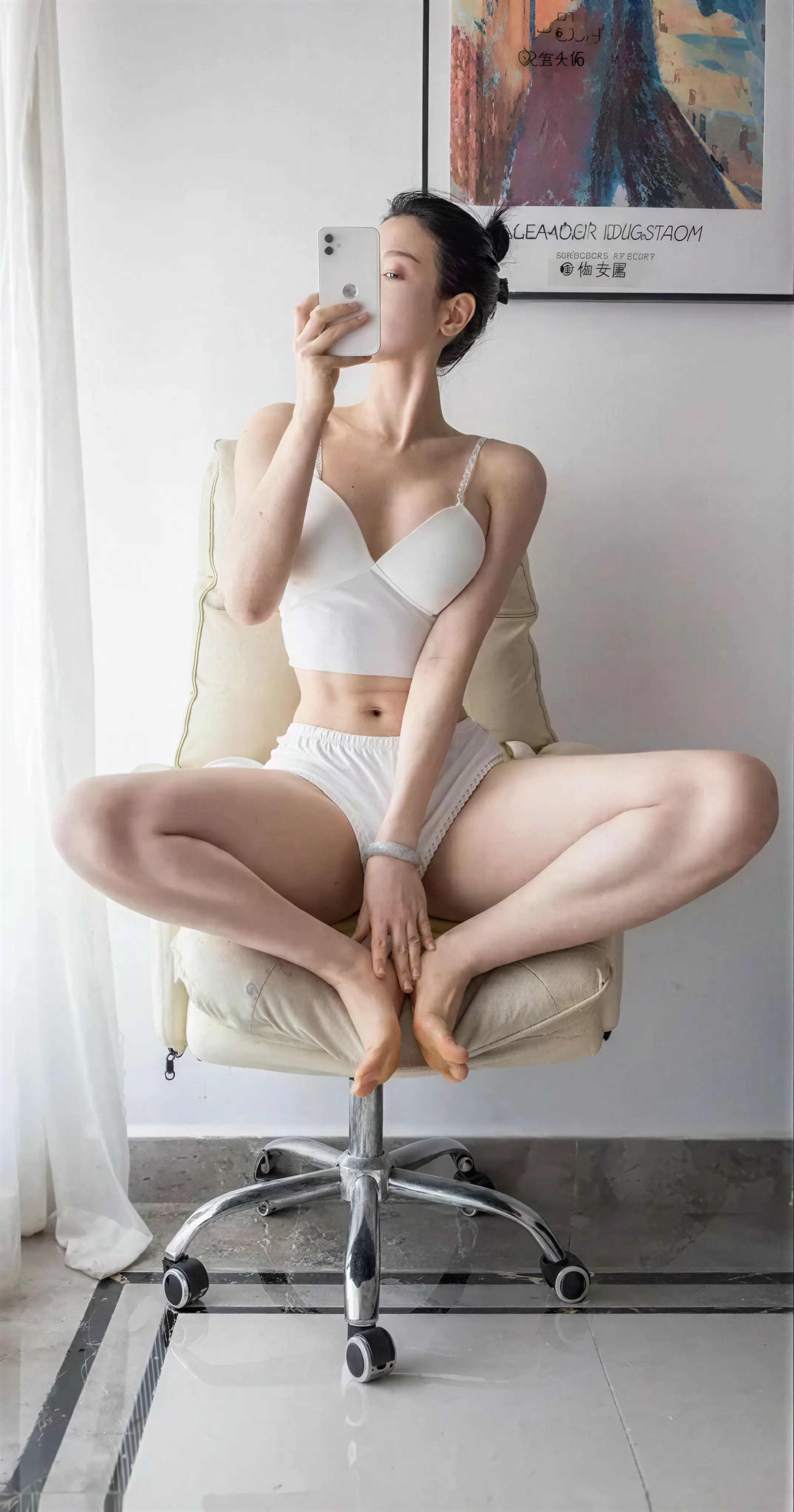 Cool文茜 – 白色内衣日常 17P